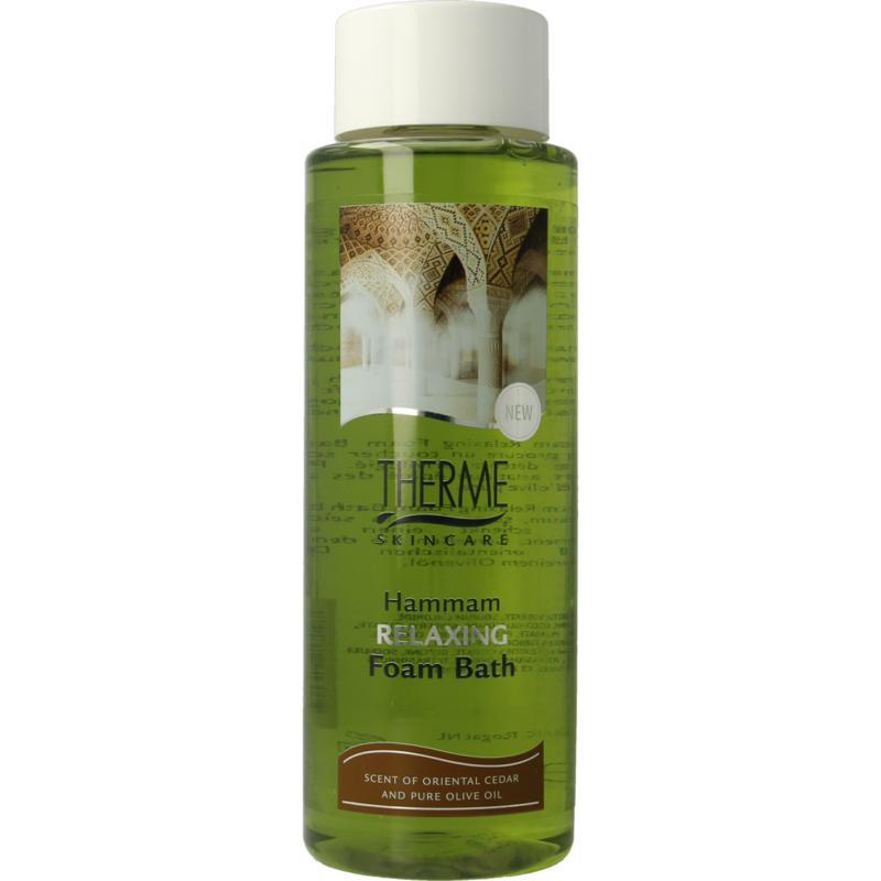 Hammam relaxing foam bath