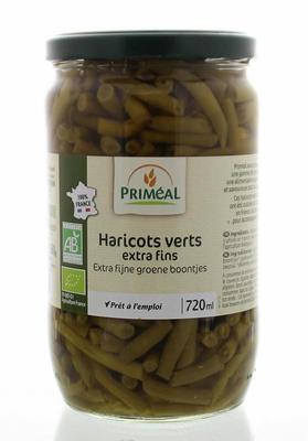 Primeal Haricots verts sperziebonen extra fijn bio