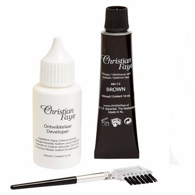 Christian Faye Eyebrow/eyelash dye brown