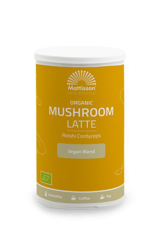 Latte mushroom reishi - cordyceps bio