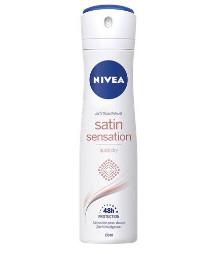 Deodorant satin sensation spray