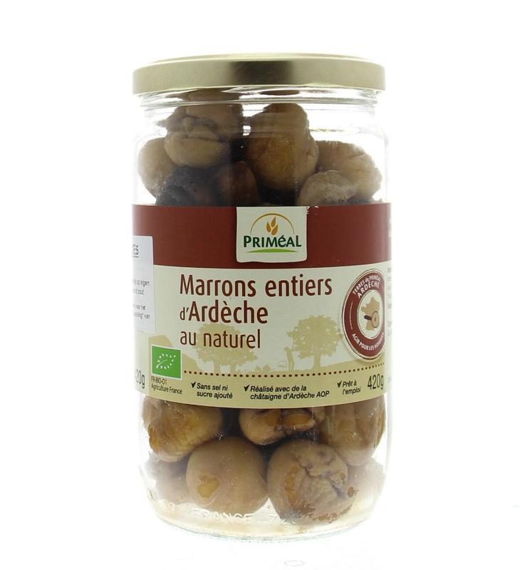 Kastanje heel in pot bio