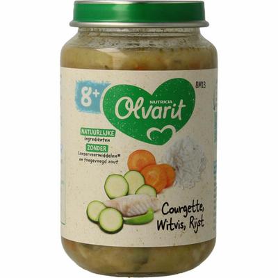 Olvarit Courgette witvis rijst 8M13