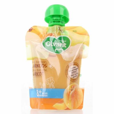 Olvarit Knijpzakje abrikoos peer banaan 8M862