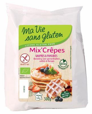Ma Vie Sans Pannenkoeken wafels en flensjes mix glutenvrij bio