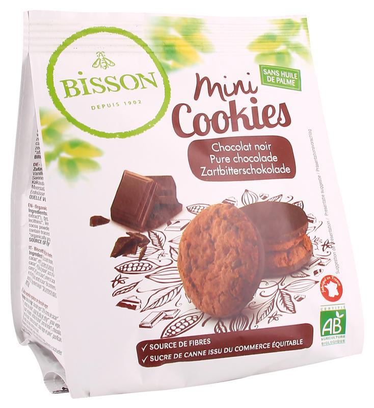 Mini cookies pure chocolade bio