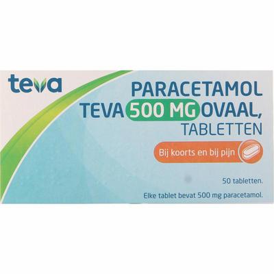 Teva Paracetamol 500mg ovaal