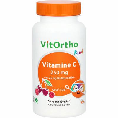Vitortho Vitamine C 250mg met 25mg bioflavonoiden