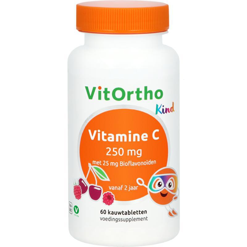 Vitamine C 250 mg met 25 mg bioflavonoiden (kind)