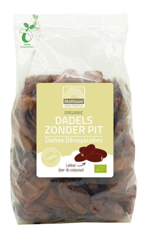 Dadels zonder pit bio