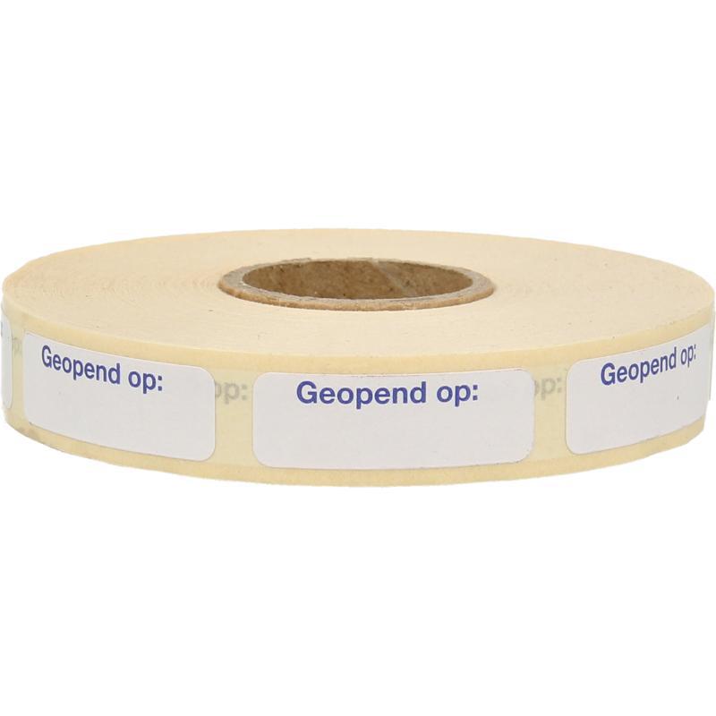 Etiket N49 geopend op