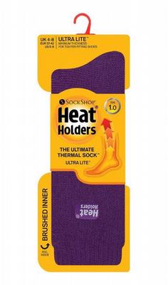 Heat Holders Ladies socks ultra lite maat 5-9 purple