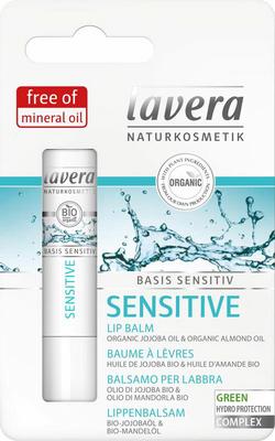 Lavera Basis Sensitiv lippenbalsem baume levres EN-FR-DE