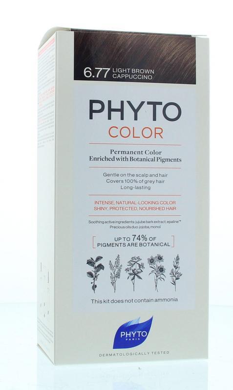 Phytocolor marron clair cappuccino 6.77