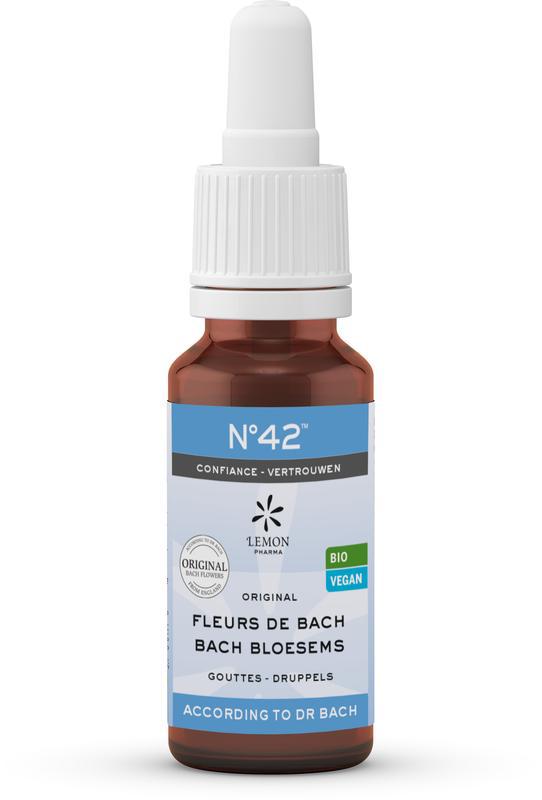 Bach bloesems mengeling 42 vertrouwen bio