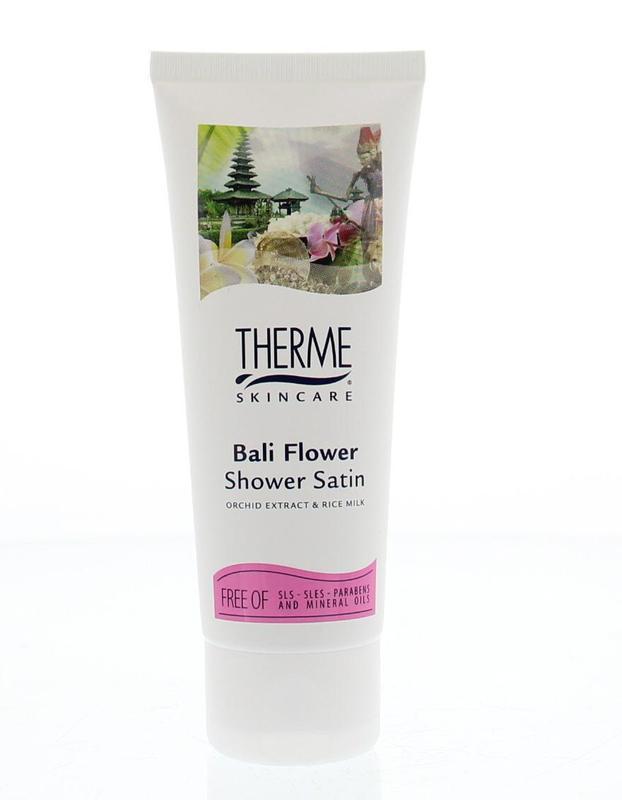 Bali flower shower satin