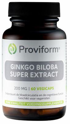 Proviform Ginkgo biloba super extract 200mg Proviform Ginkgo biloba super extract 200mg