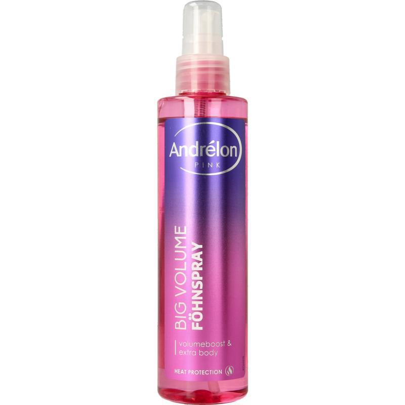 Pink big volume fohnspray