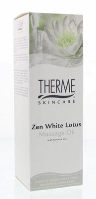 Therme Zen white lotus massage oil