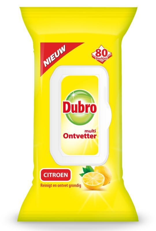 Doekjes multi ontvetter citroen