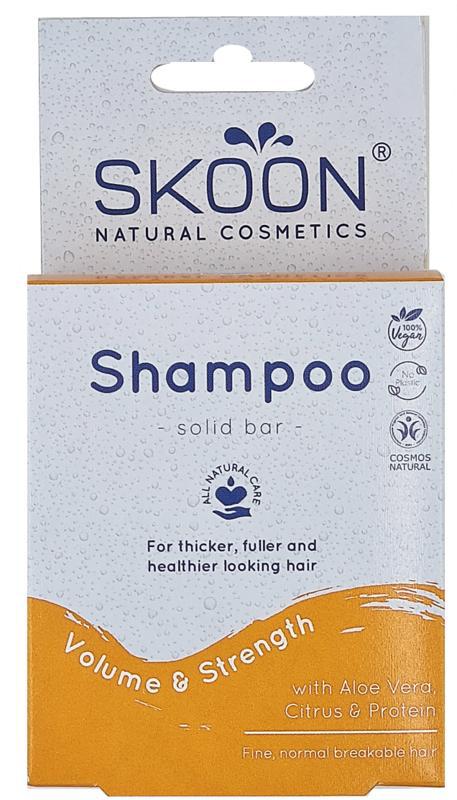 Solid shampoo volume & strength