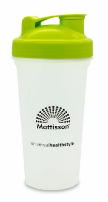 Mattisson Shake beker limegreen 600 ml BPA vrij