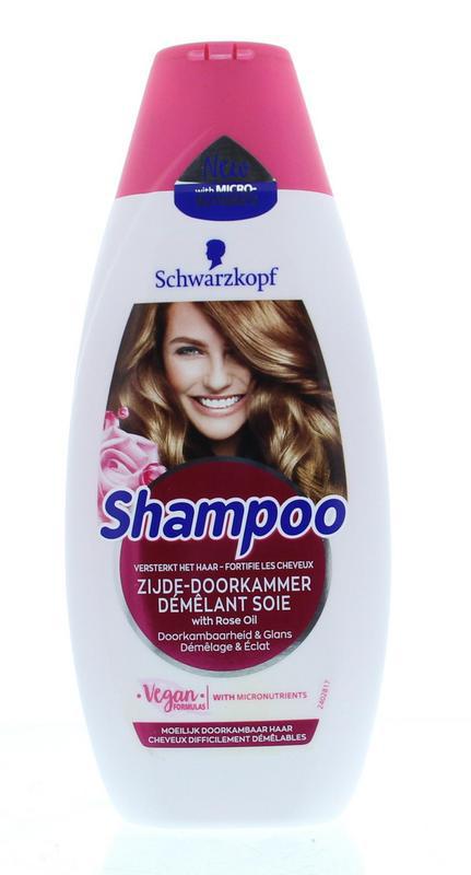 Shampoo zijde doorkammer