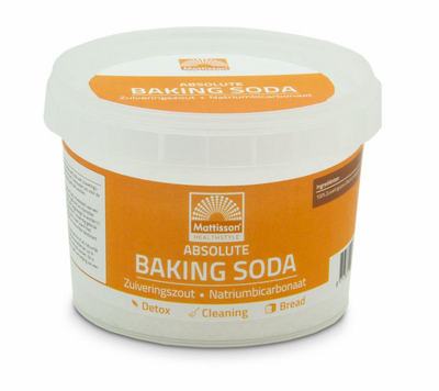 Mattisson Baking soda zuiveringszout natriumbicarbonaat Mattisson Baking soda zuiveringszout natriumbicarbonaat
