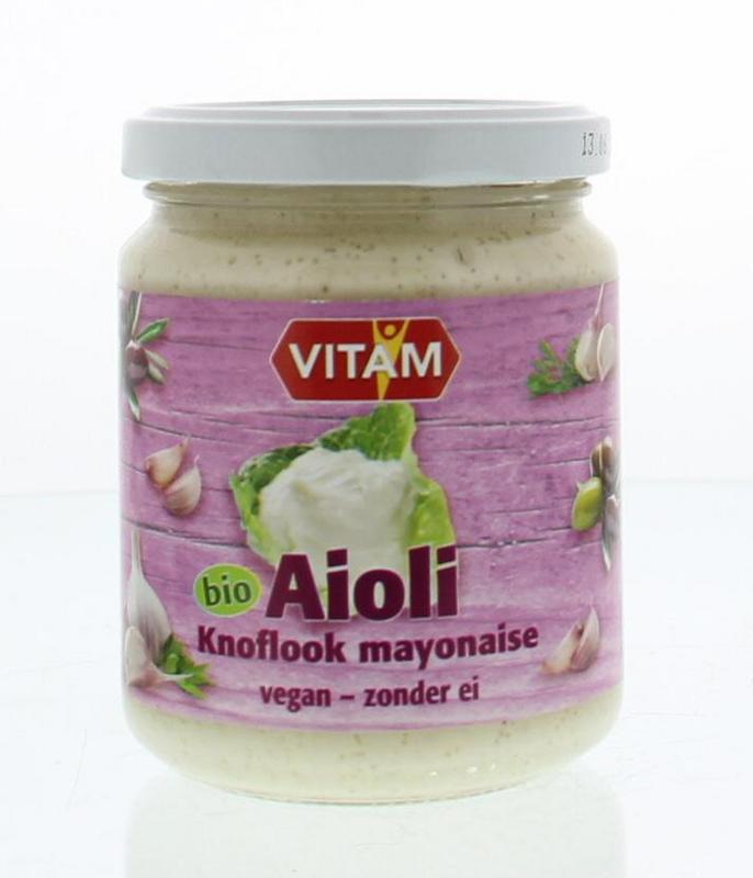 Aioli knoflook mayonaise bio