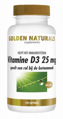 Golden Naturals Vitamine D3 25mcg