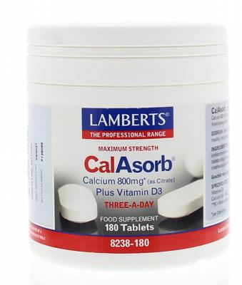 Lamberts CalAsorb (calcium citraat) & Vitamine D3