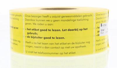 Spruyt Hillen Sticker bezorgen/bijsluiter