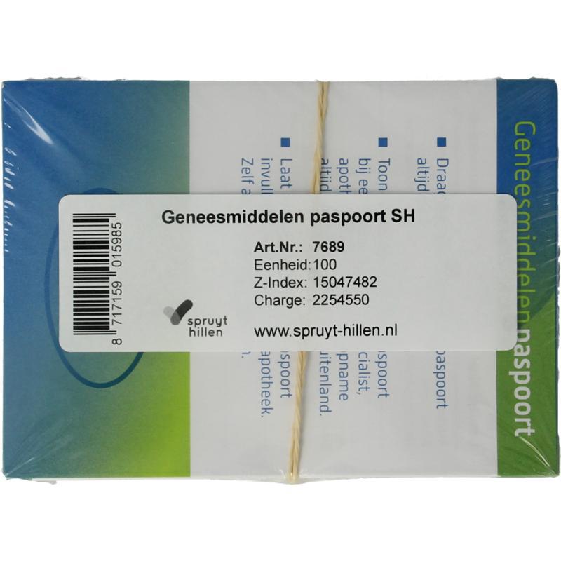 Geneesmiddelen paspoort