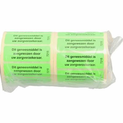 Spruyt Hillen Sticker geneesmiddel aangewezen zorgverzkereraar