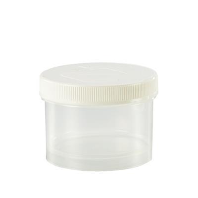 Tabletflacon 75 ml transparant met dop
