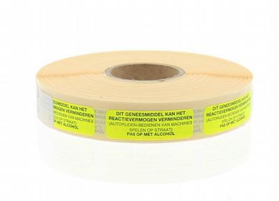 Spruyt Hillen Sticker geneesmiddel reactie