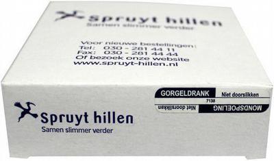 Spruyt Hillen Sticker gorgeldrank/mondspoel