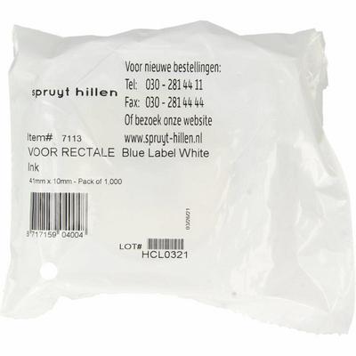 Spruyt Hillen Sticker rectale toediening