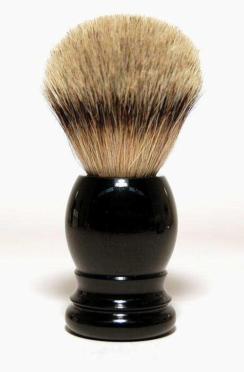 Scheerkwast silverspits zwart