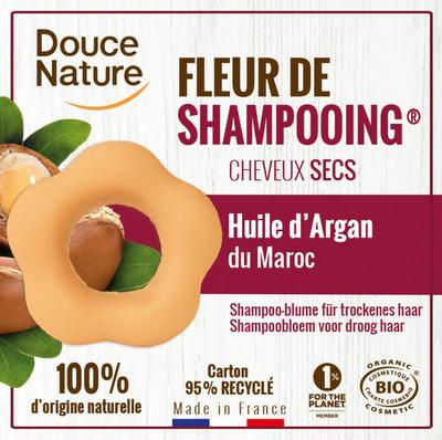 Douce Nature Shampoo bar droog haar met argan olie bio