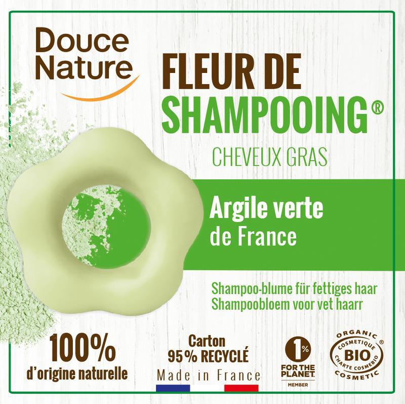 Shampoo bar vet haar met groene klei bio