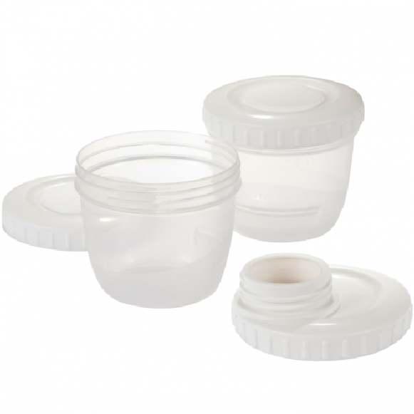 Kolfaansluiting 2 bewaarbakjes + 1 deksel