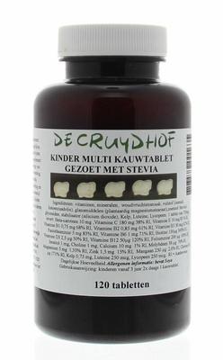 Cruydhof kindermulti stevia gezoet cru 120tab
