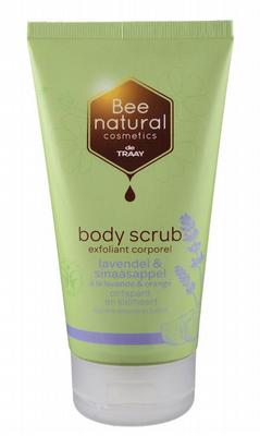 BEE HONEST Body scrub lavendel / sinaasappel