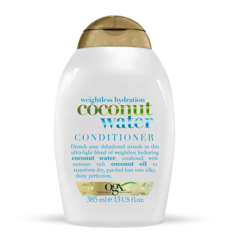 Weightless hydration coconut water conditioner