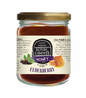 Royal Green Elderberry honey bio