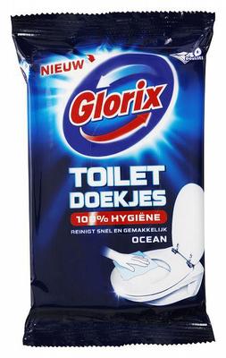Glorix toilet doekje normaal 40st