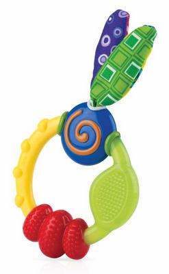 Nuby Bijtring en speeltje