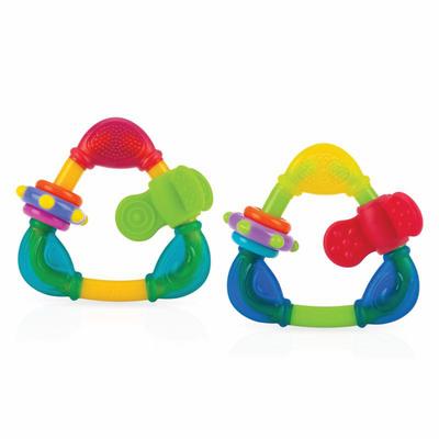 Nuby Bijtfiguur driehoekig hard en zacht