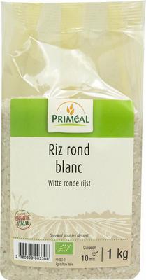 Primeal Witte ronde rijst bio